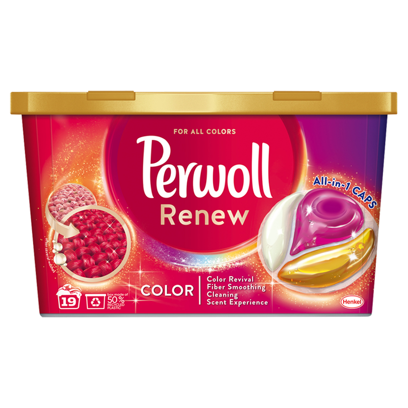 PERWOLL Kapsułki do prania kolorowych tkanin 19 szt. frisco.pl