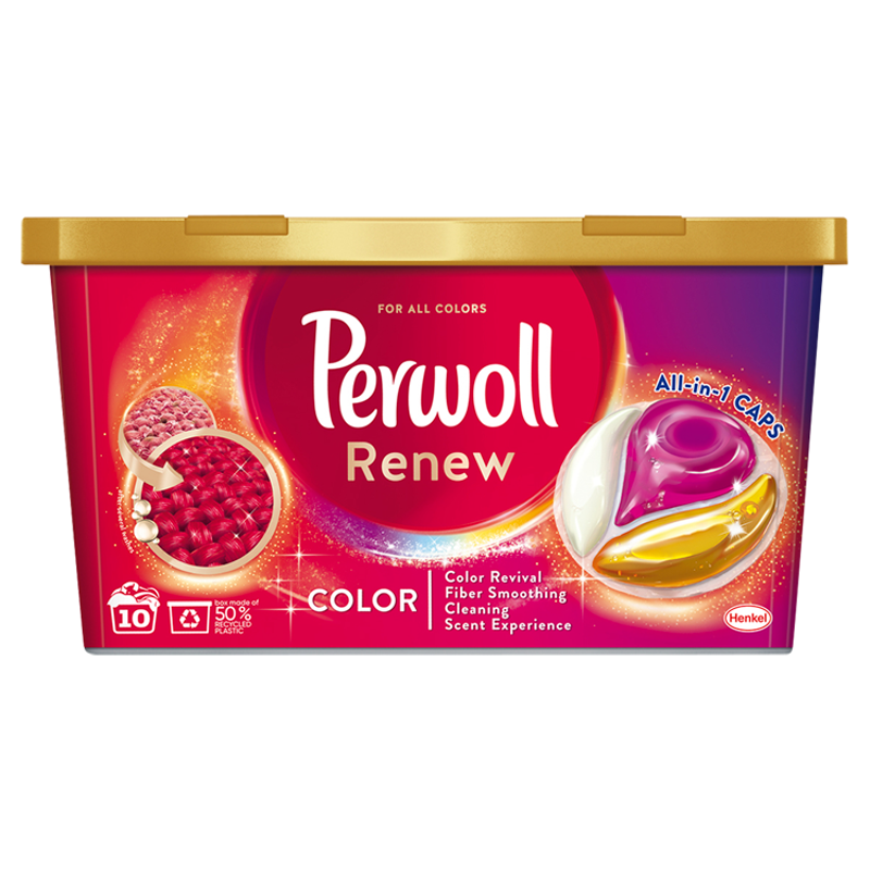 PERWOLL Kapsułki do prania tkanin kolorowych 10 szt.