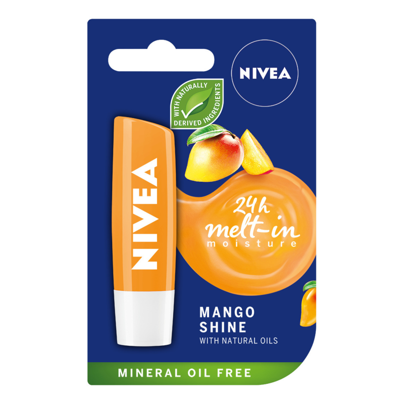 NIVEA Pielęgnująca pomadka do ust Mango Shine 4,8 g