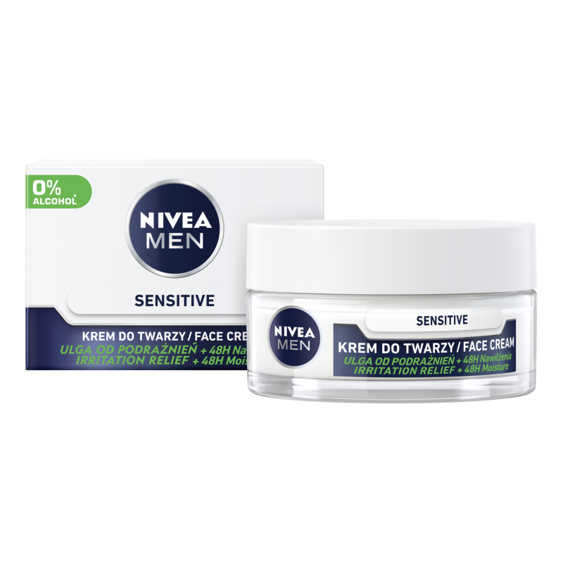 NIVEA MEN Intensywnie nawilżający krem do skóry wrażliwej Sensitive frisco.pl