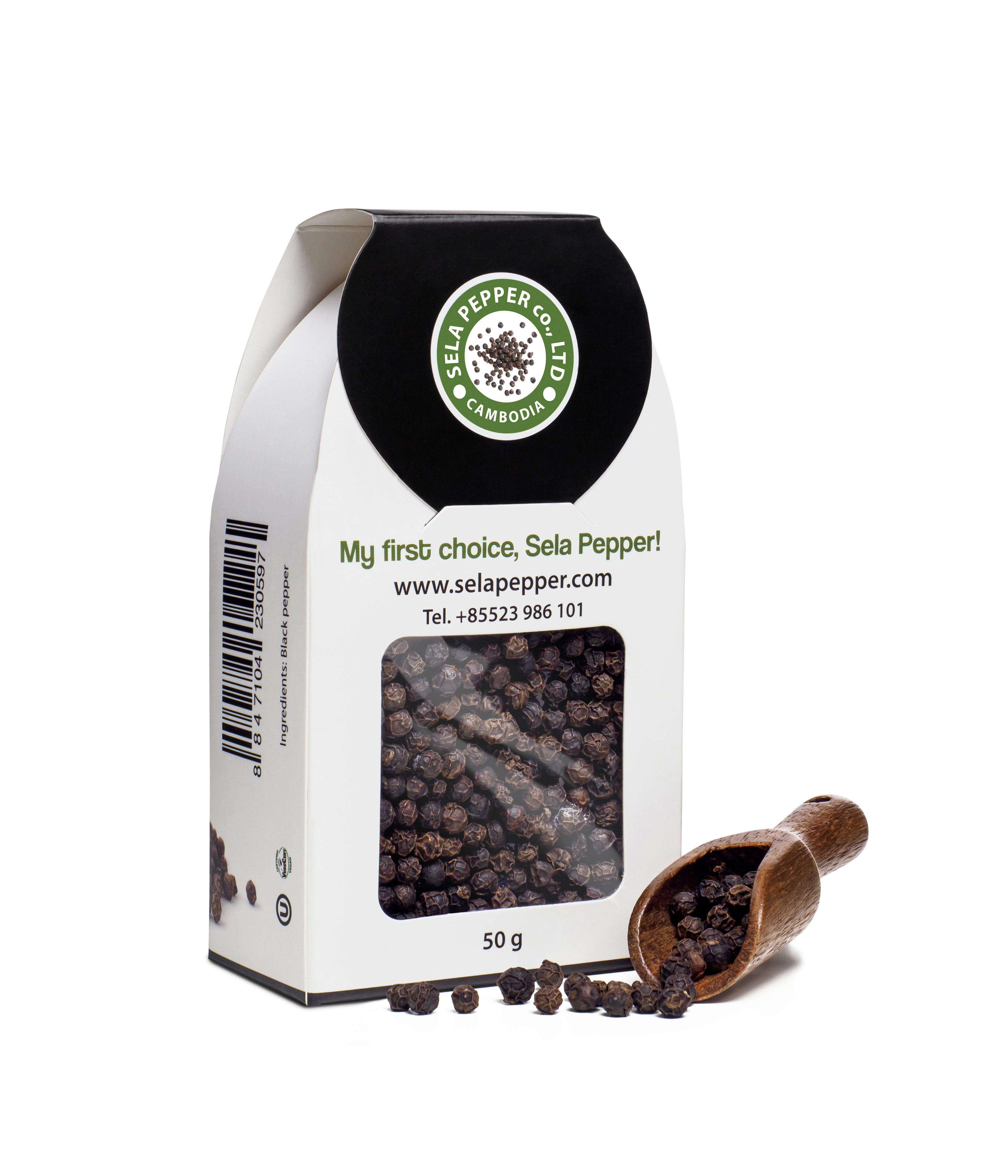 SELA PEPPER Pieprz czarny premium (z Kambodży) - ziarno