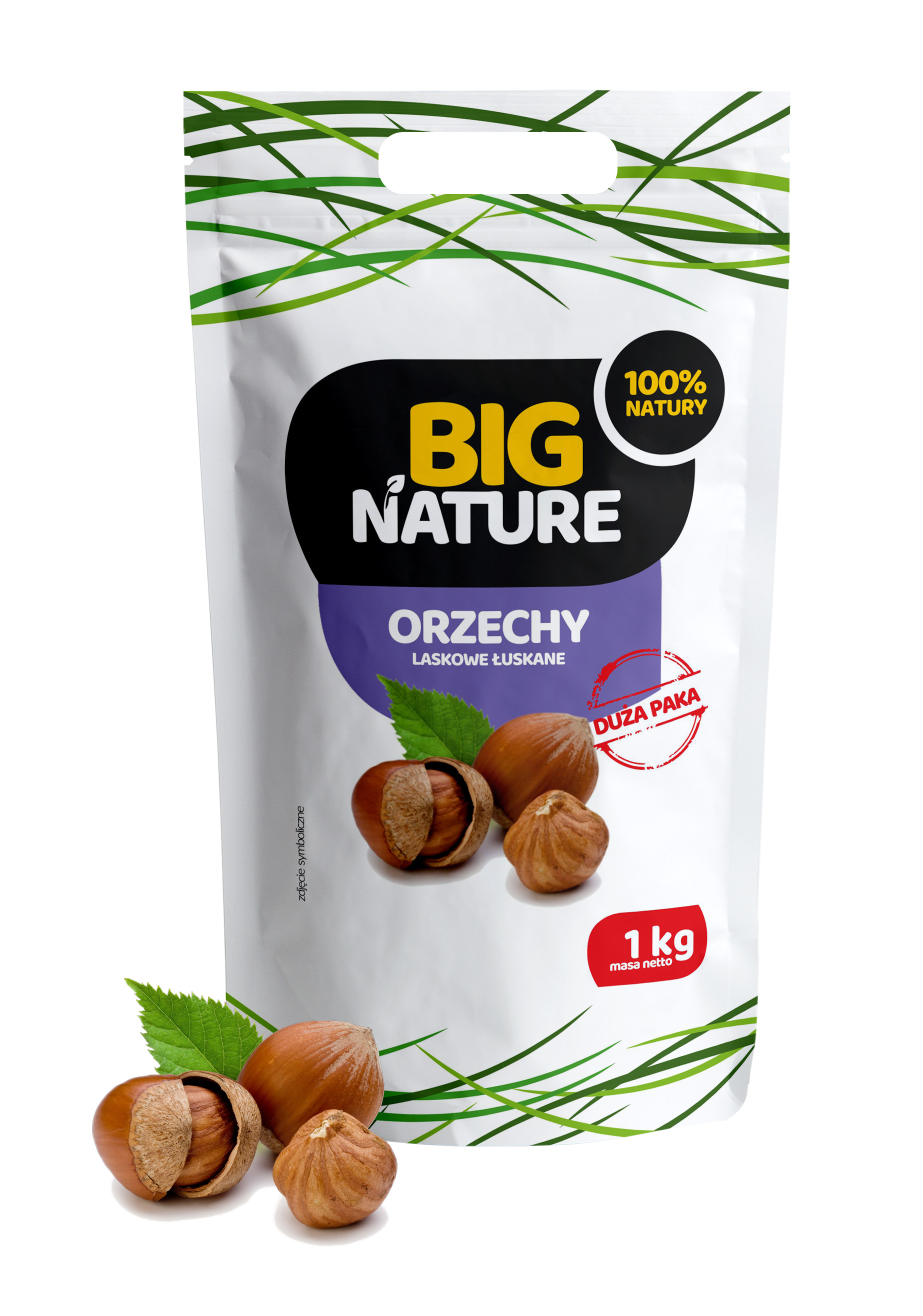 BIG NATURE Orzechy laskowe łuskane