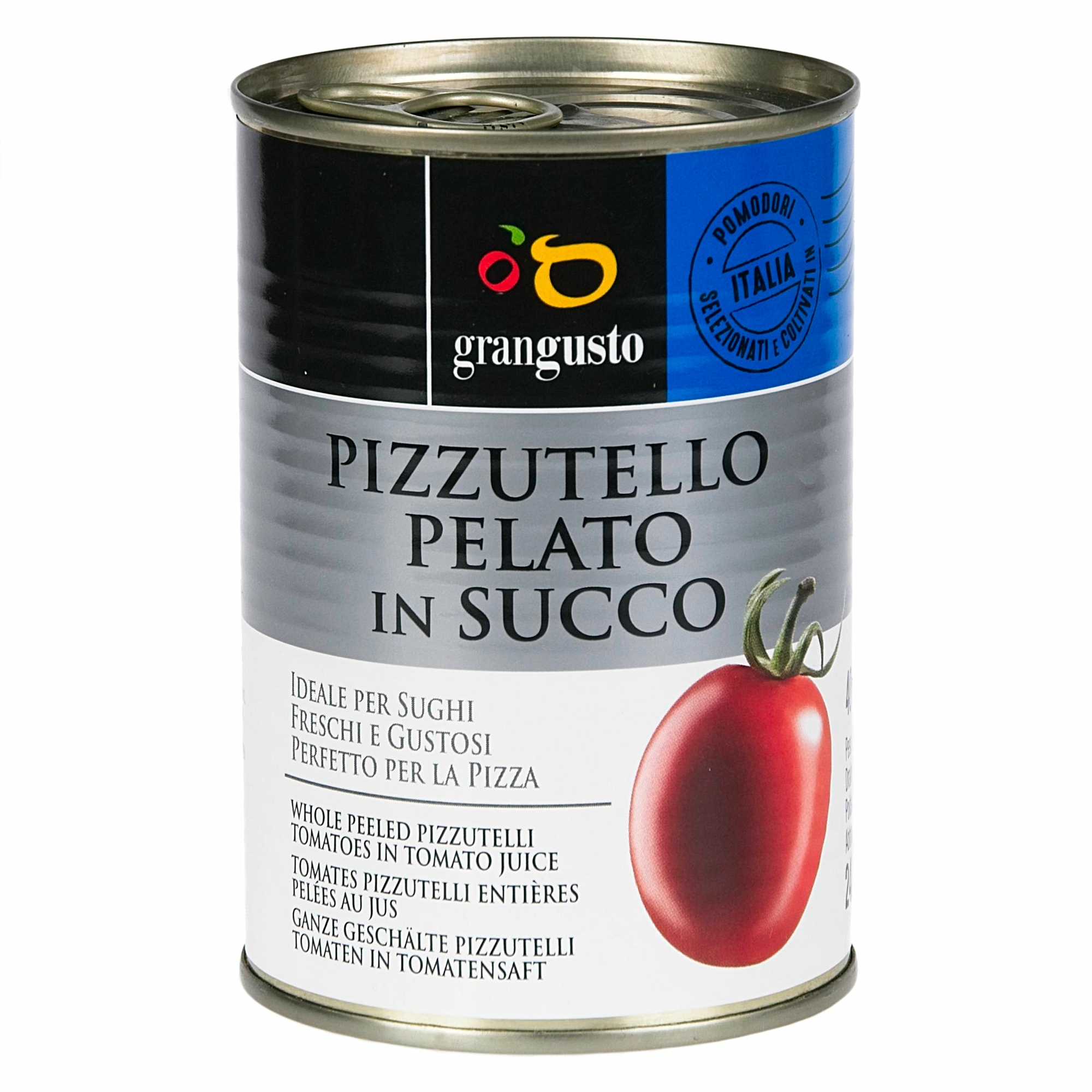 GRAN GUSTO Pomidory Pizzutello bez skórki w sosie własnym