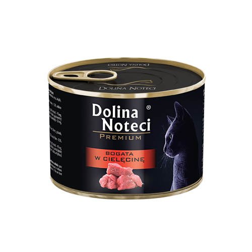DOLINA NOTECI Mokra karma dla kota bogata w cielęcinę