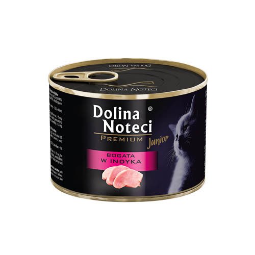 DOLINA NOTECI Junior Mokra karma dla kociąt bogata w indyka