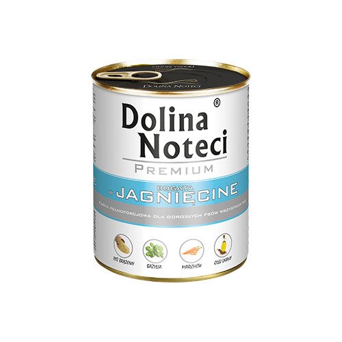 DOLINA NOTECI Mokra karma dla psa bogata w jagnięcinę
