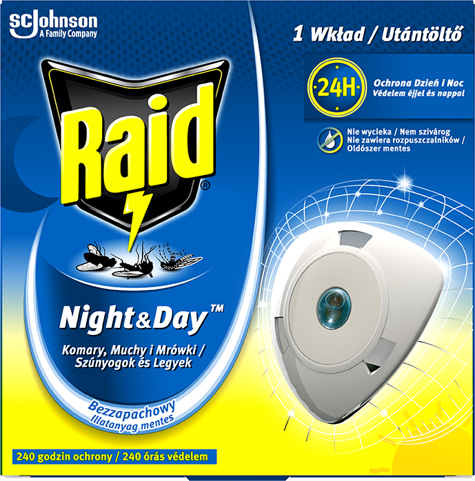 RAID Night & Day Przeciw muchom komarom i mrówkom - zapas frisco.pl