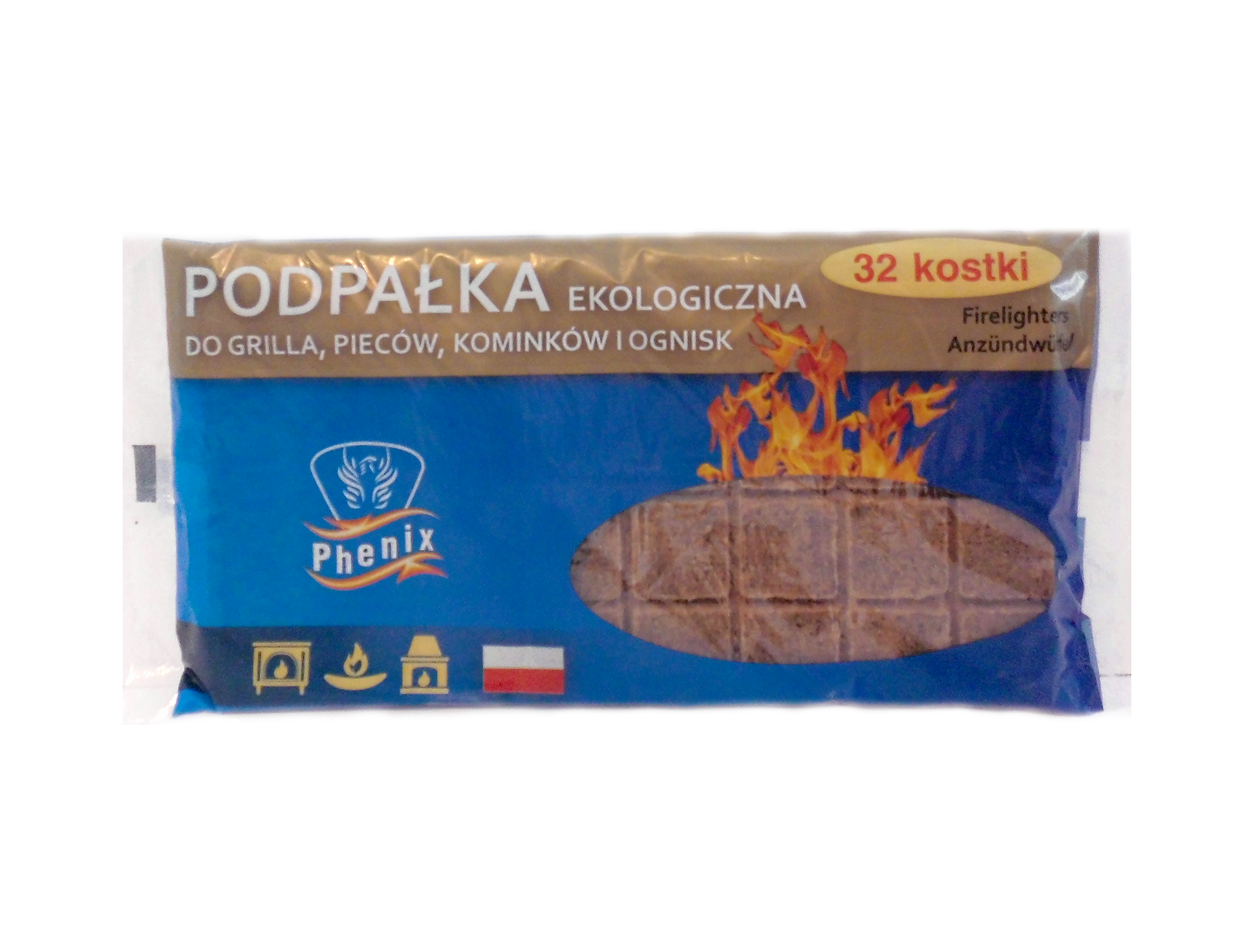 FENIKS Podpałka ekologiczna 32 szt.