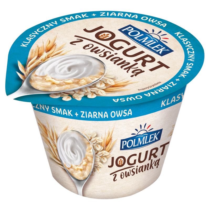 POLMLEK Jogurt naturalny z owsianką frisco.pl