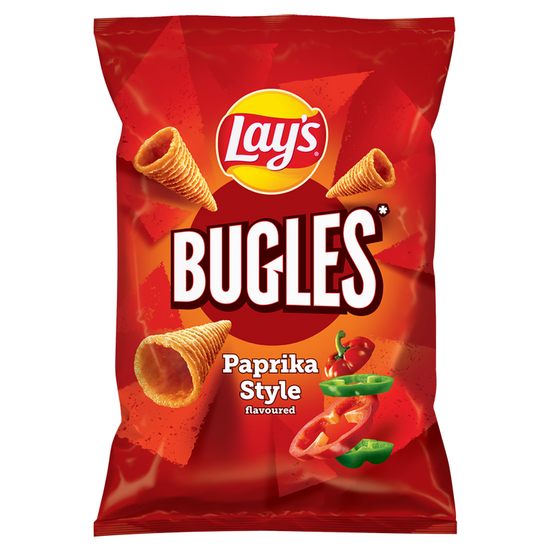 LAY'S BUGLES Rożki kukurydziane o smaku papryki