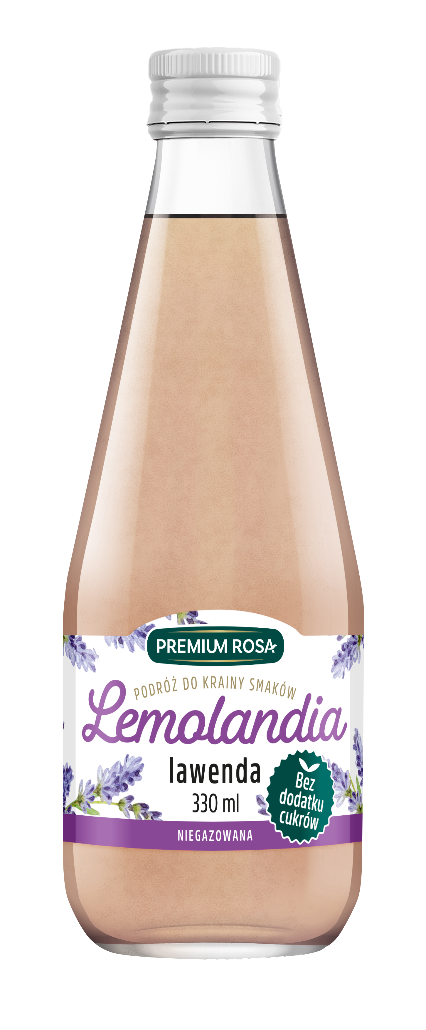 PREMIUM ROSA Lemolandia Lemoniada o smaku lawendowym bez cukru