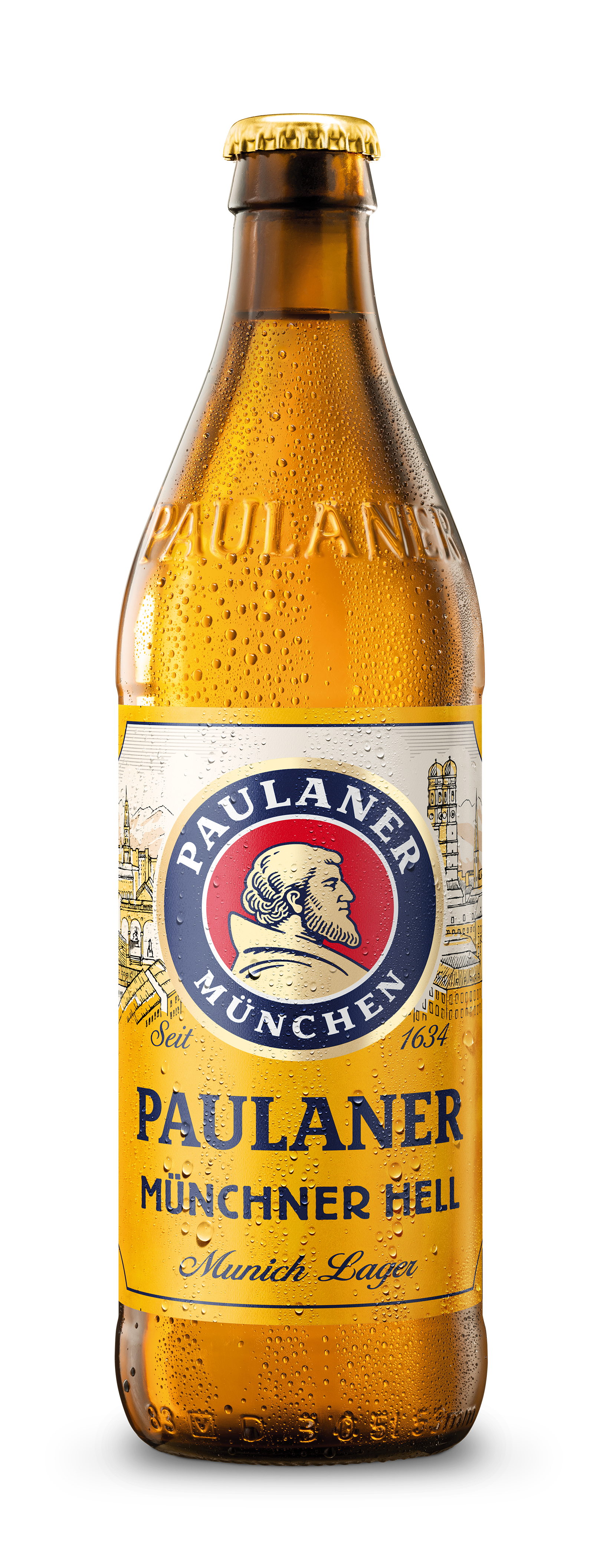 PAULANER MÜNCHEN Hell Piwo typu Lager (butelka bezzwrotna)