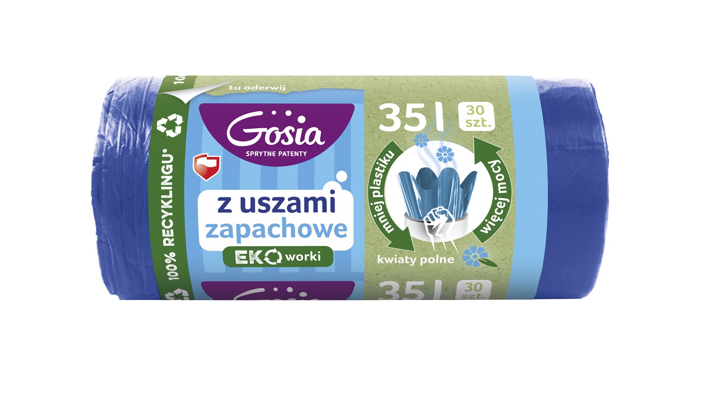 GOSIA Worki na śmieci lhpe 35l 30 szt.