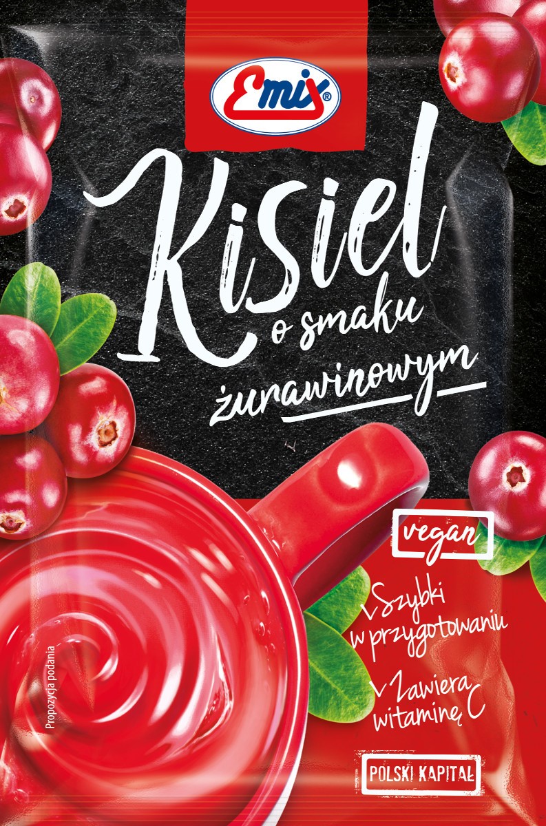 EMIX Kisiel o smaku żurawinowym
