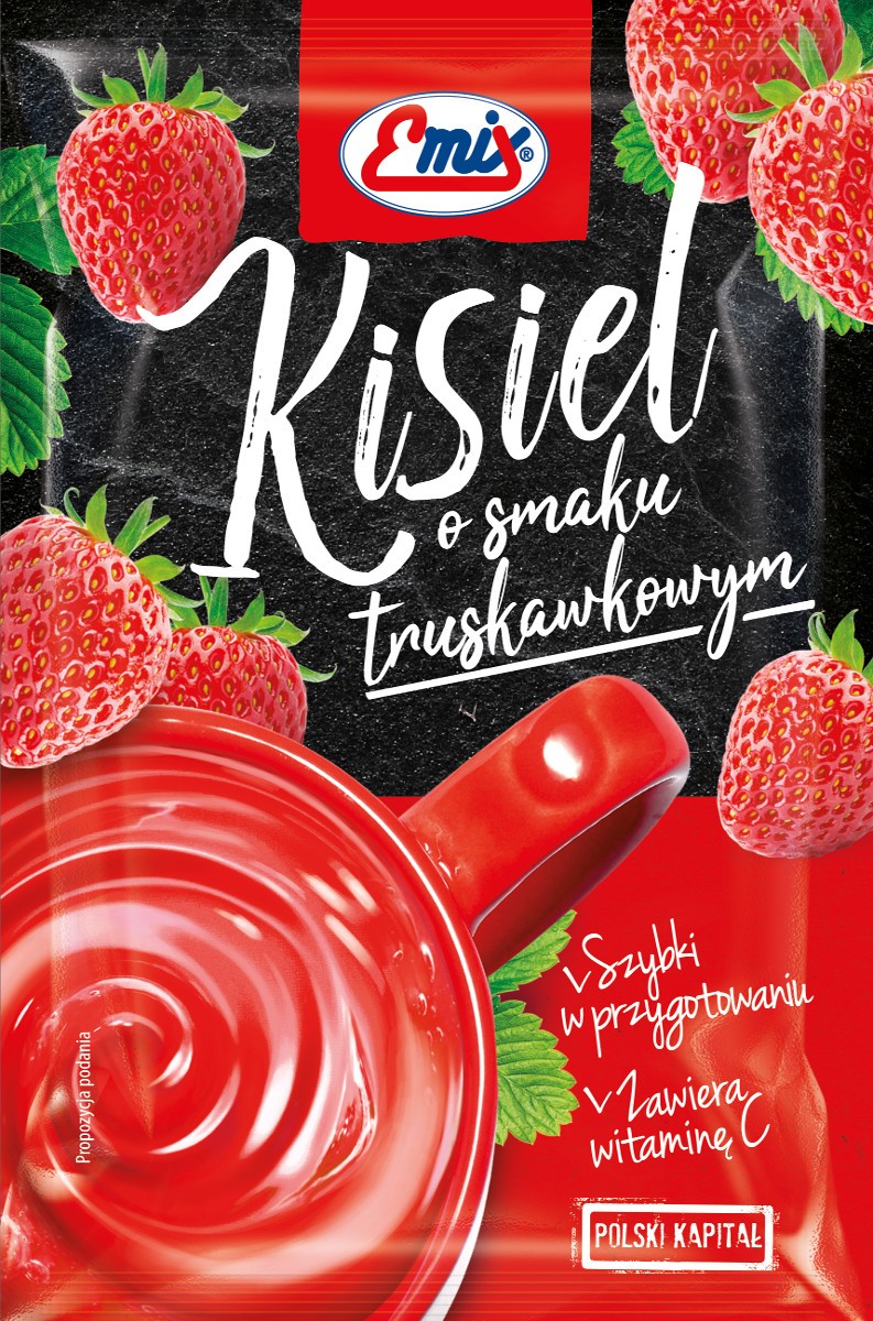 EMIX Kisiel o smaku truskawkowym