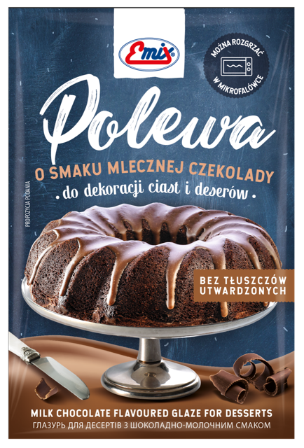 EMIX Polewa mleczna do dekoracji ciast i deserów