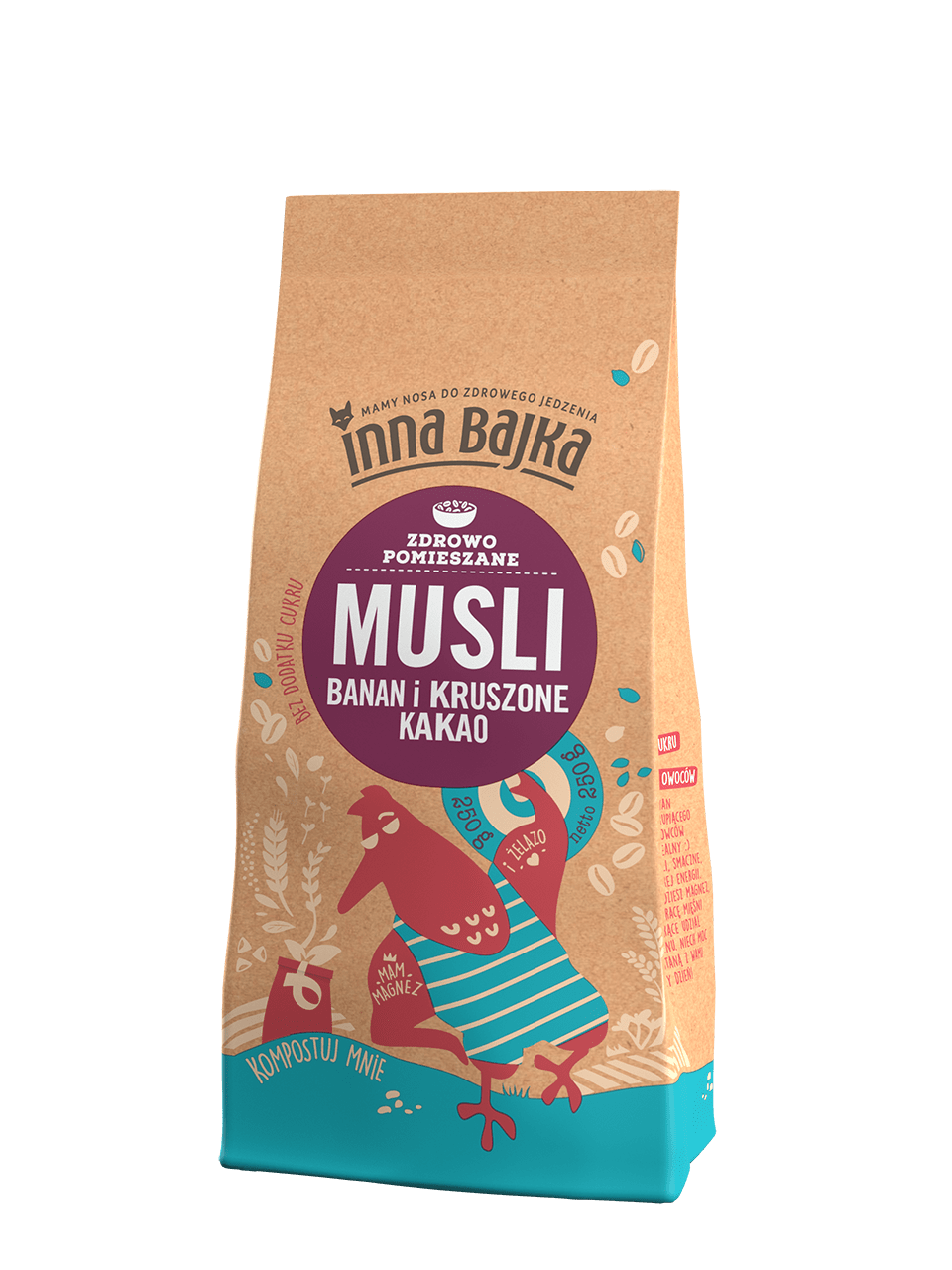 INNA BAJKA Musli banan i kruszone kakao