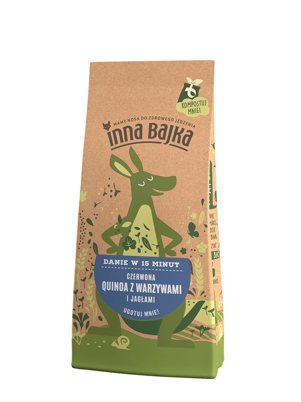 INNA BAJKA Danie w 15 minut - quinoa czerwona z warzywami