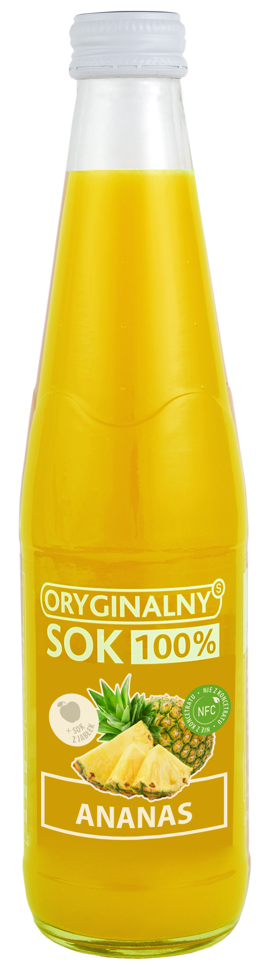 Oryginalny Sok 100% Ananas-jabłko