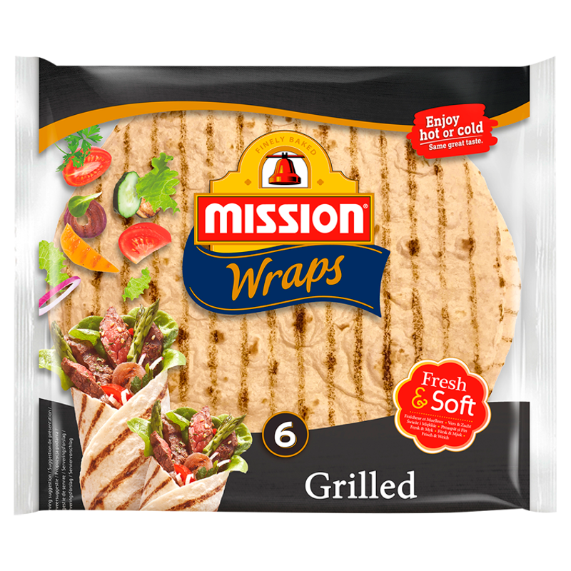 MISSION Tortilla pszenna grillowana (6 szt.) frisco.pl