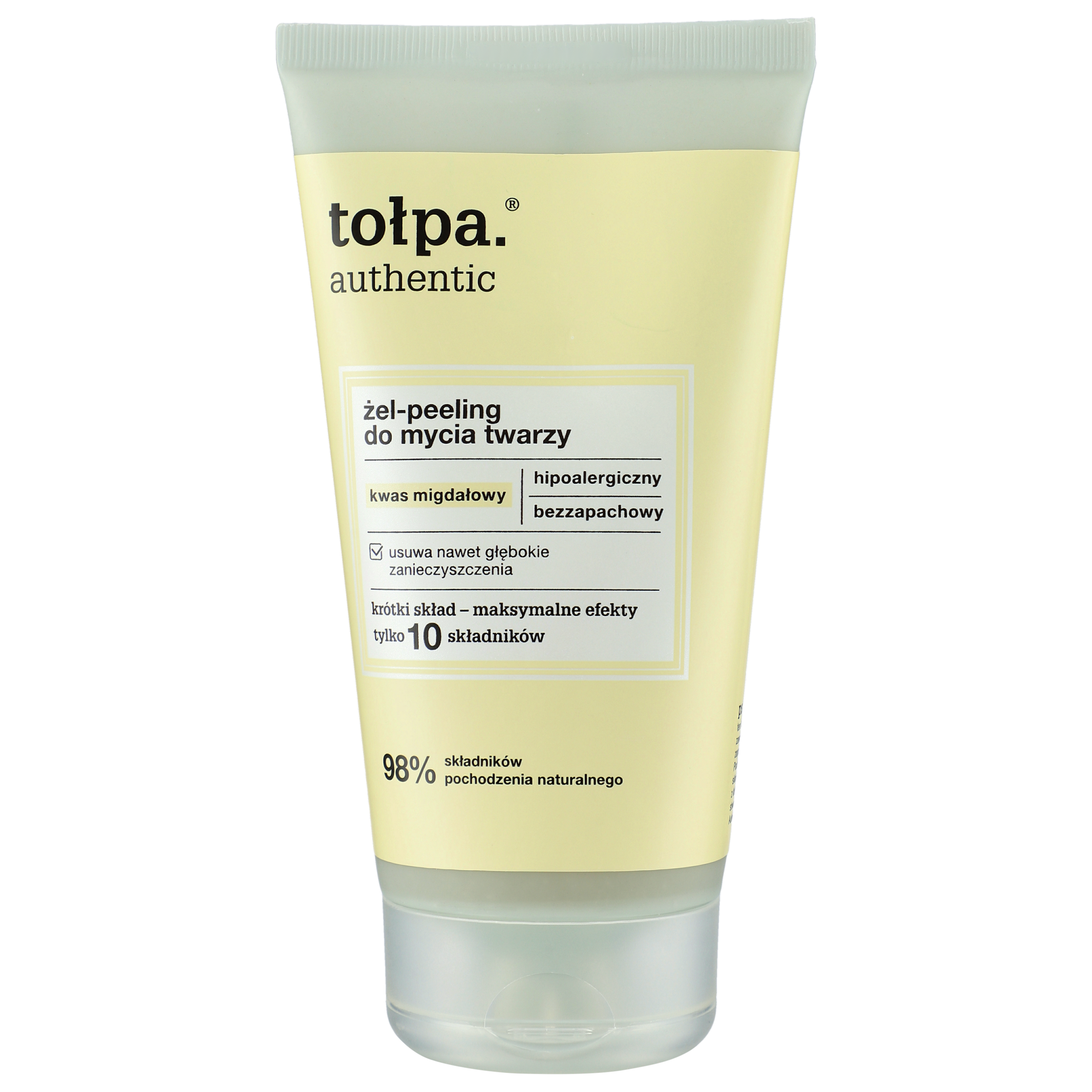 TOŁPA authentic Żel-peeling do mycia twarzy