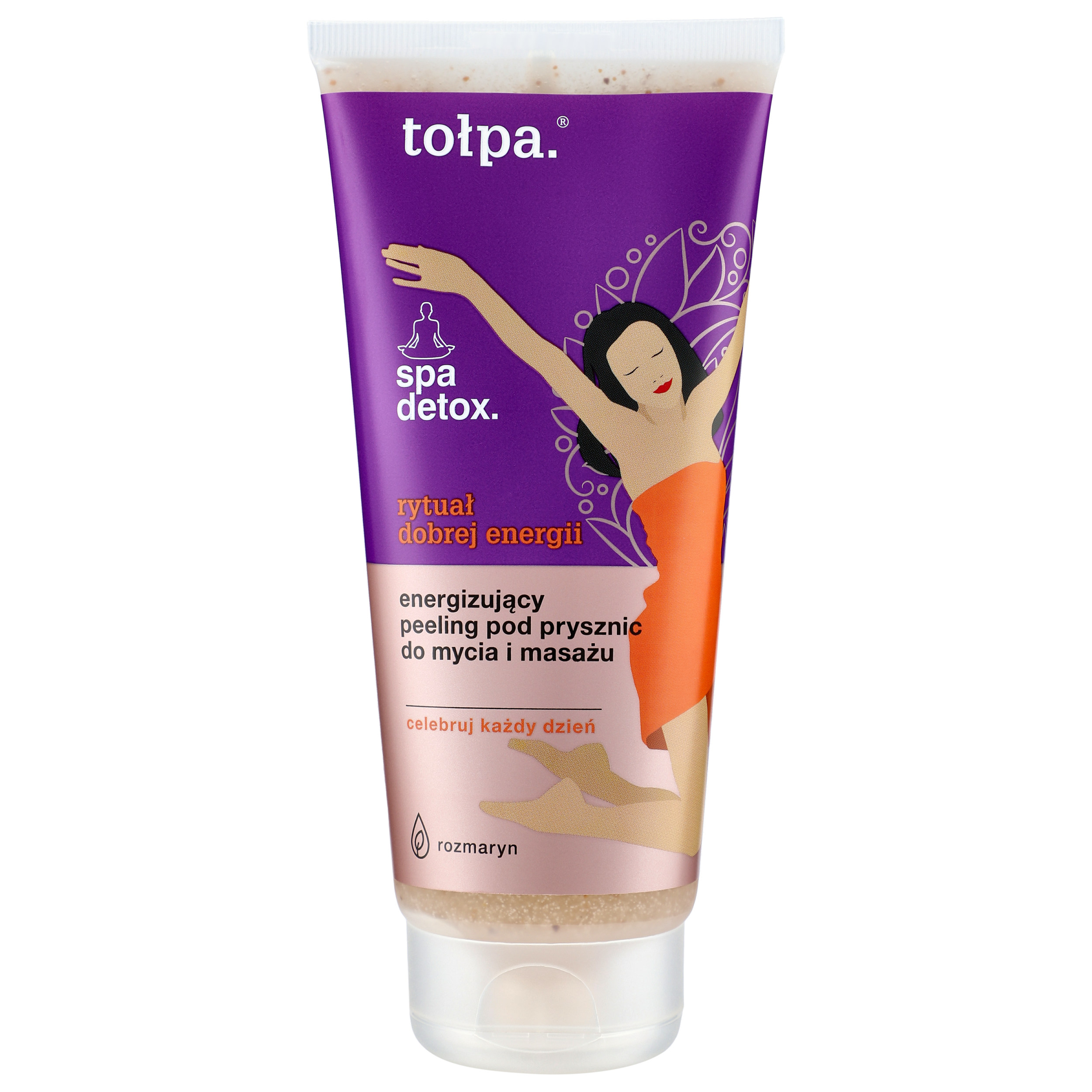 TOŁPA spa detox Energizujący peeling pod prysznic do mycia i masażu