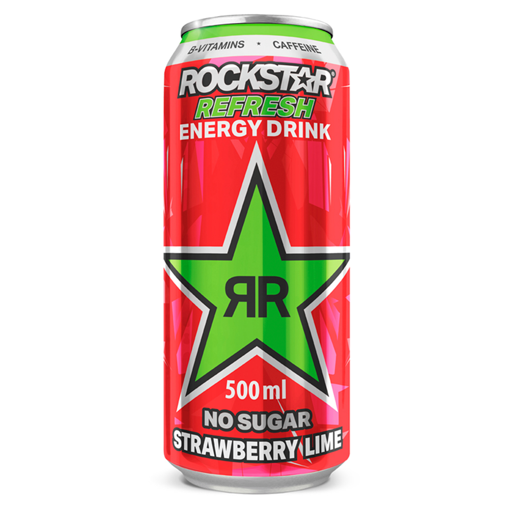 ROCKSTAR No Sugar Napój energetyczny truskawkowo-limonkowy bez cukru frisco.pl