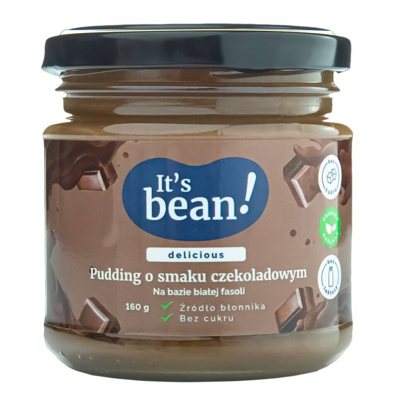 IT'S BEAN! Pudding wegański na bazie fasoli o smaku czekoladowym