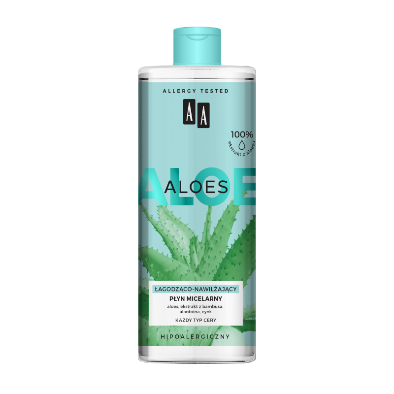 AA Aloes 100% aloe vera extract płyn micelarny łagodząco-nawilżający frisco.pl