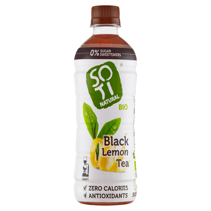 SOTI NATURAL Napój czarna herbata ze skórką cytryny BIO