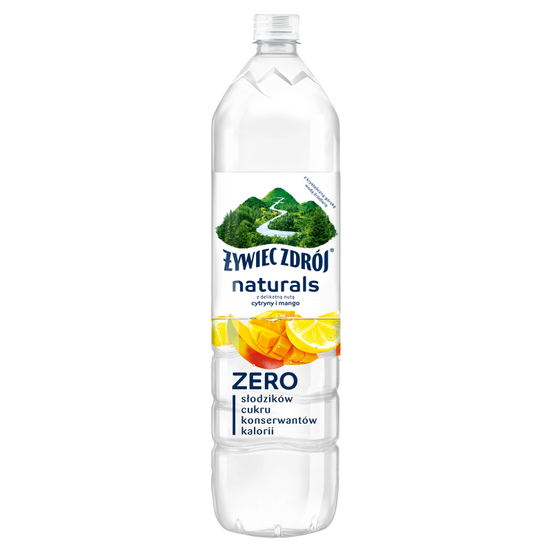 ŻYWIEC ZDRÓJ Naturals Napój niegazowany o smaku Mango-Cytryna frisco.pl