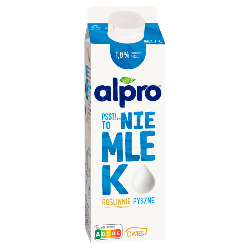 ALPRO Nie mleko owsiane (tł. 1,8%)