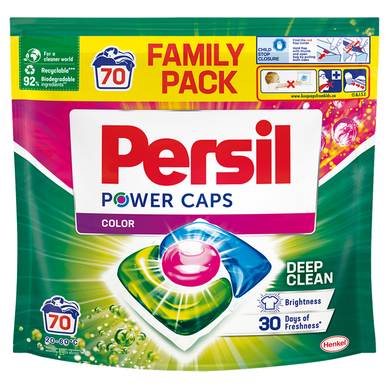 PERSIL Power Caps Kapsułki do prania Color 70 szt.