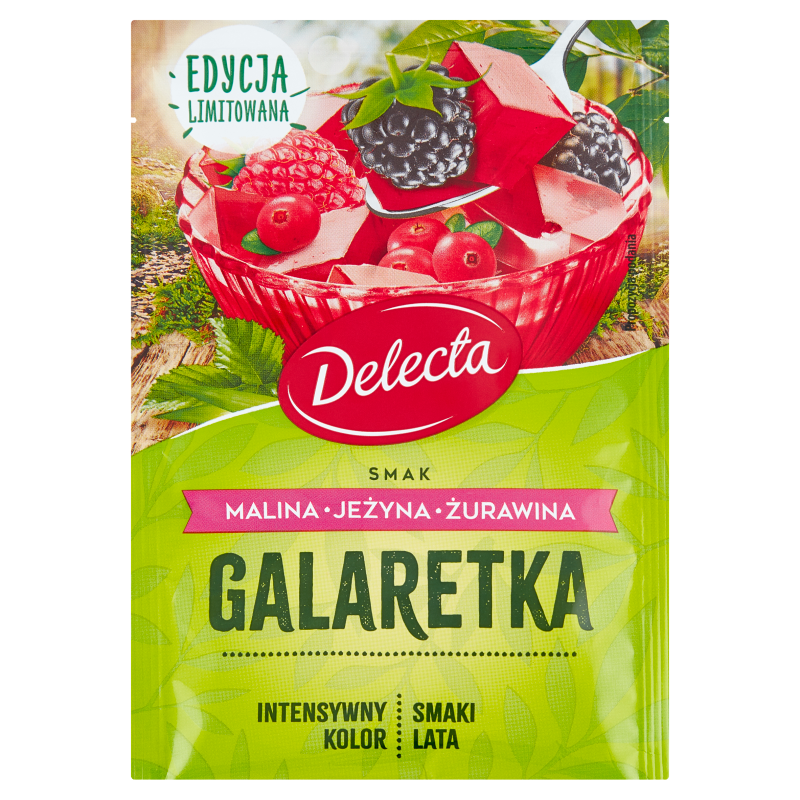 DELECTA Galaretka o smaku maliny jeżyny i żurawiny frisco.pl