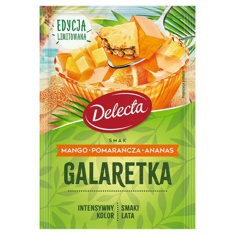 DELECTA Galaretka o smaku mango pomarańczy i ananasa frisco.pl