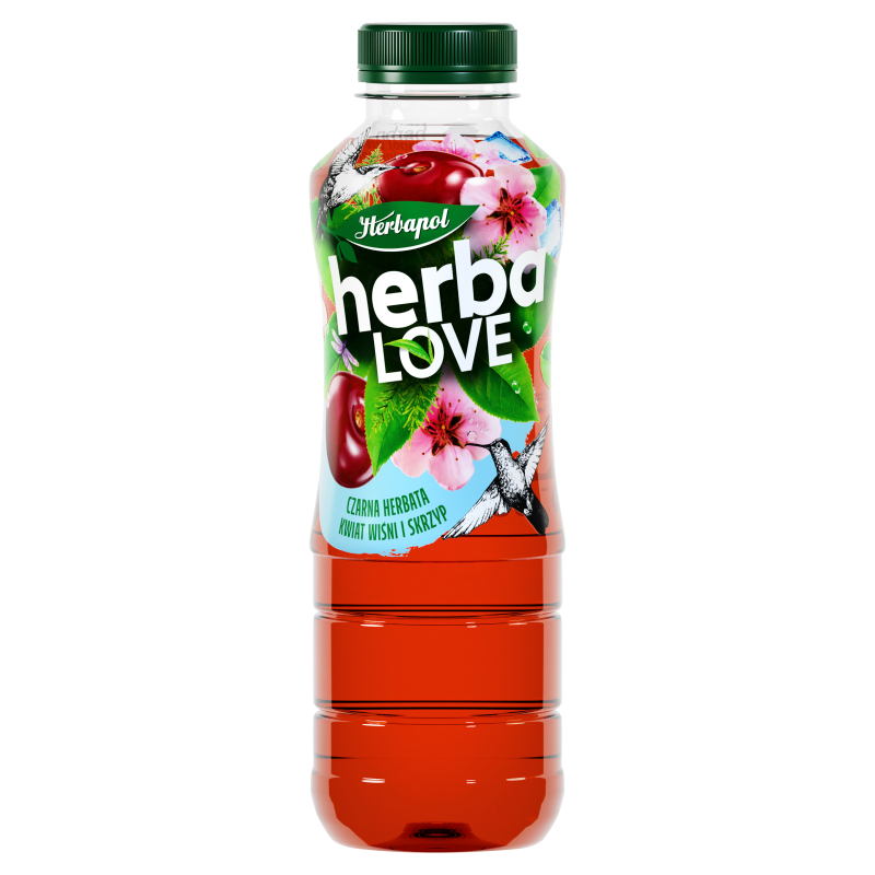 HERBAPOL herbaLOVE Napój owocowo-herbaciany czarna herbata kwiat wiśni i skrzyp frisco.pl