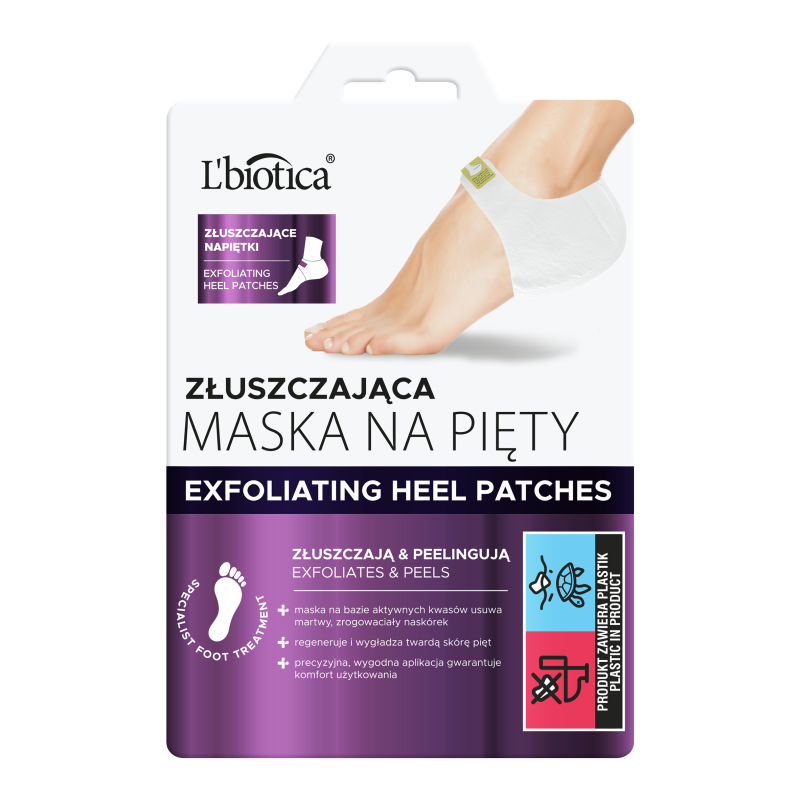 L'BIOTICA Złuszczająca maska na pięty (1 para) frisco.pl