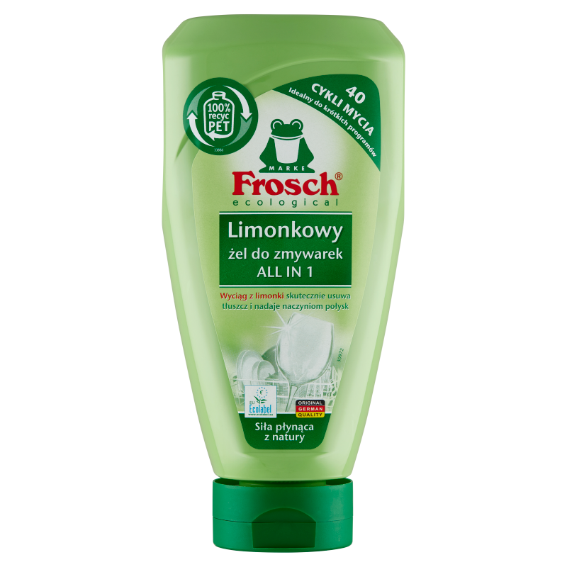 FROSCH Limonkowy żel do mycia naczyń w zmywarkach frisco.pl