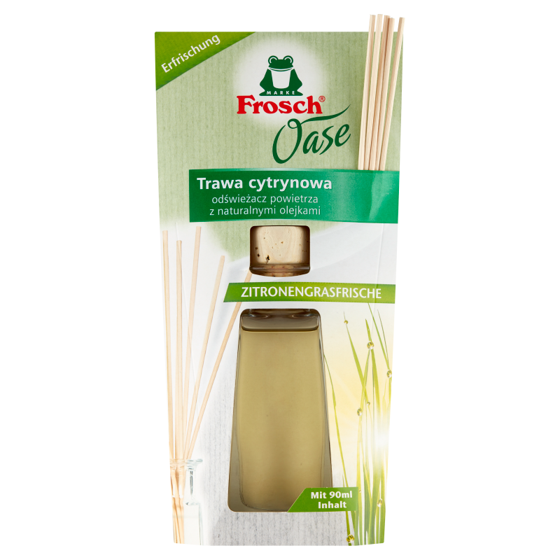 FROSCH Odświeżacz powietrza - pachnące patyczki Trawa Cytrynowa