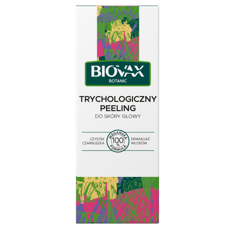 BIOVAX Botanic Trychologiczny peeling do skóry głowy Czystek Czarnuszka