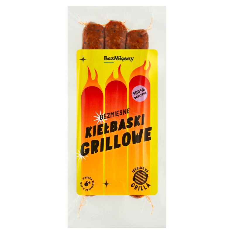 BEZMIĘSNY Kiełbaski Grillowe