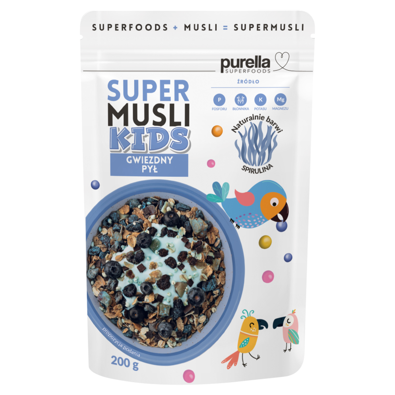 PURELLA SUPERFOODS Super Musli Kids Gwiezdny pył frisco.pl