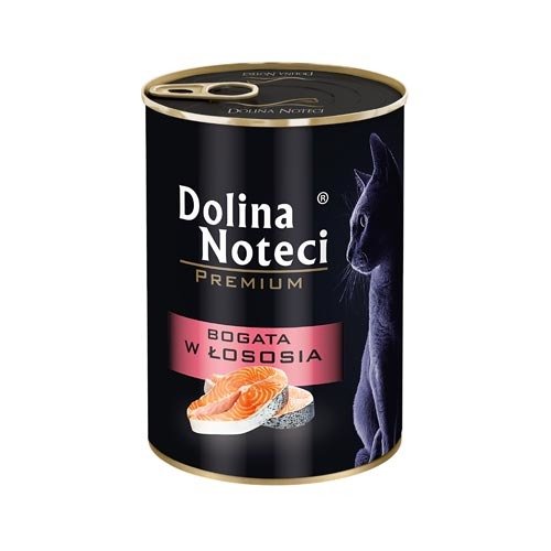 DOLINA NOTECI Mokra karma dla kota bogata w łososia