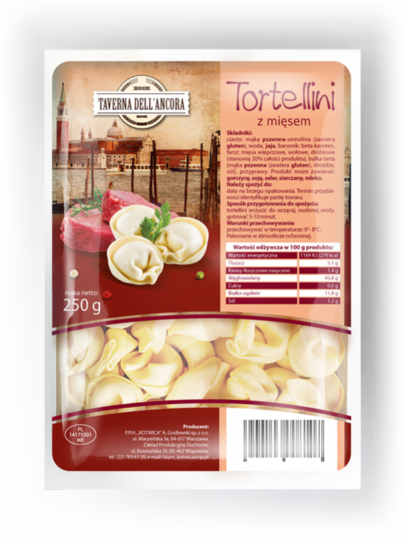 KOTWICA Tortellini z mięsem