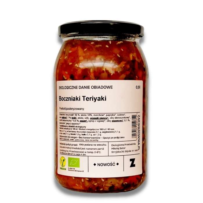 ZAKWASOWNIA Boczniaki Teriyaki wegańskie BIO