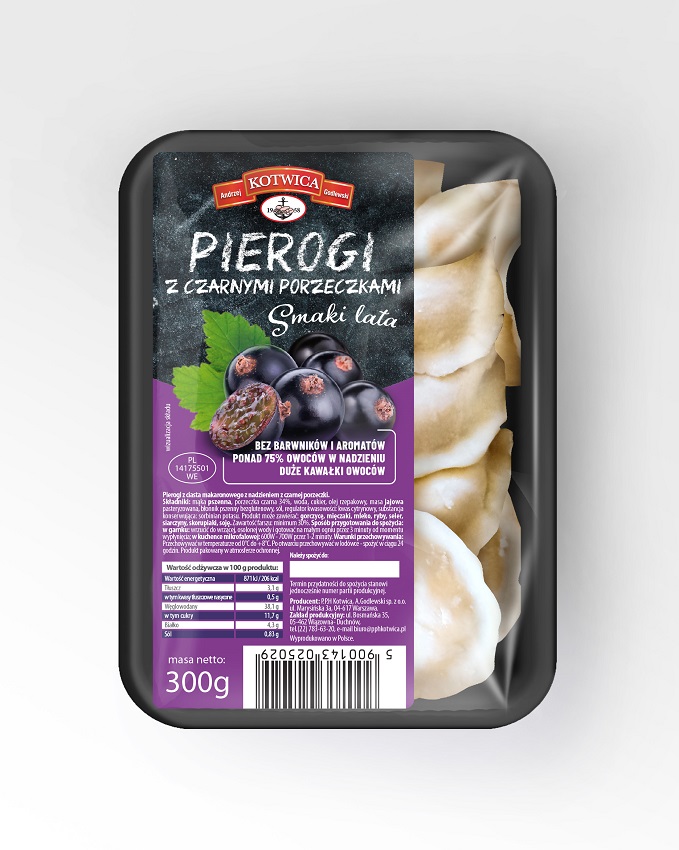 Kotwica Pierogi z czarnymi porzeczkami