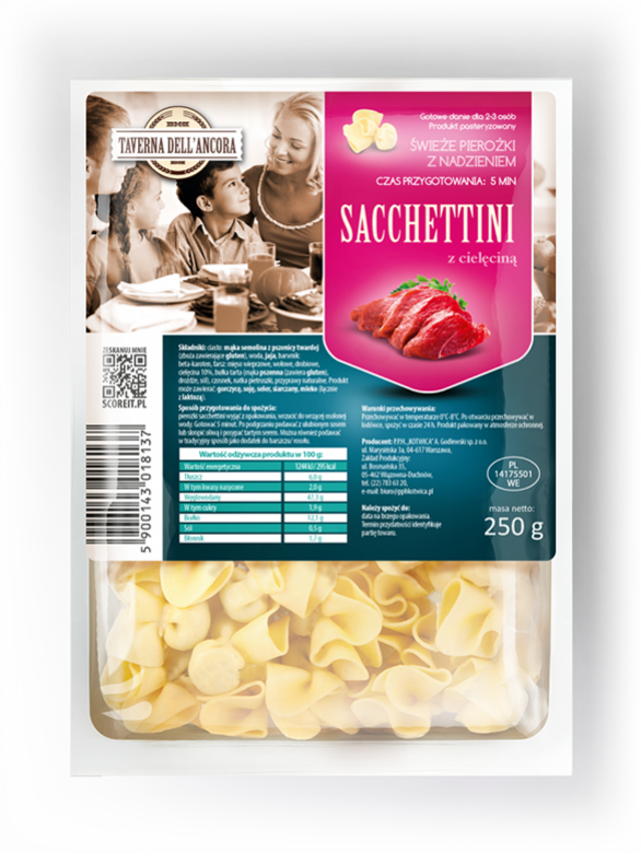 Kotwica Sacchettini z cielęciną