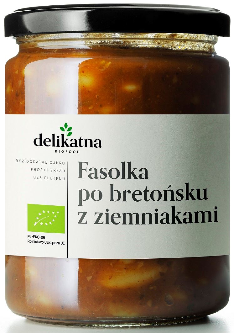 DELIKATNA Fasolka po bretońsku z ziemniakami BIO