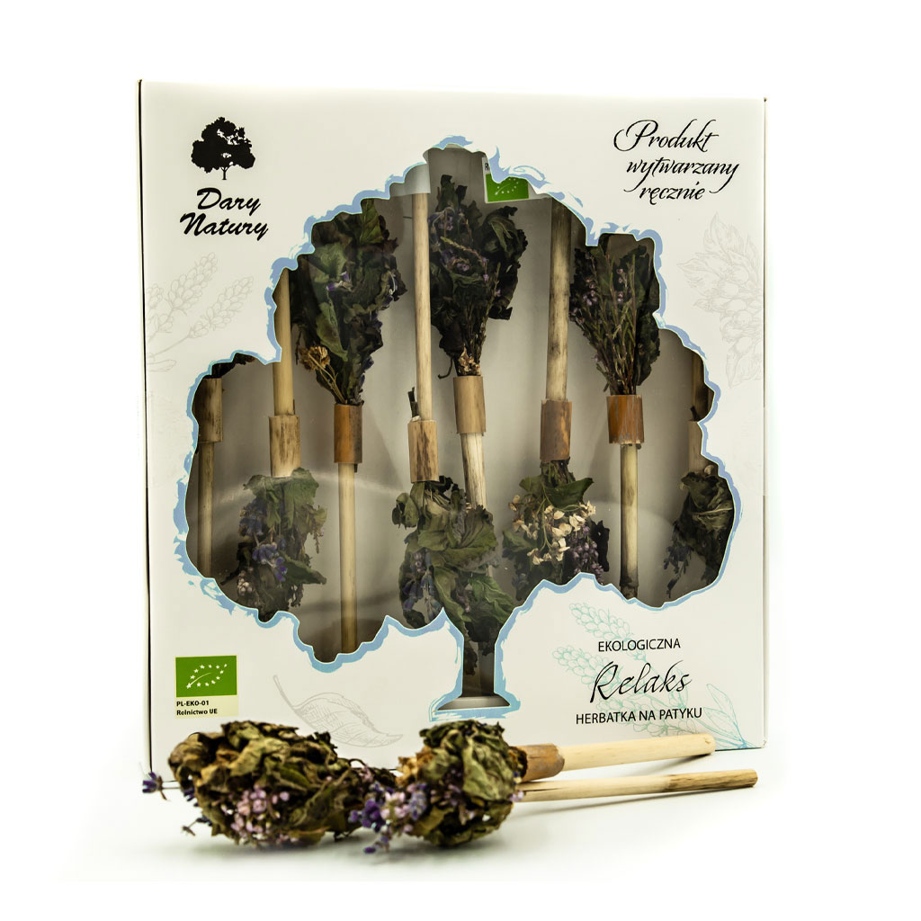 DARY NATURY Herbatka na patyku relaks (8x23g) BIO