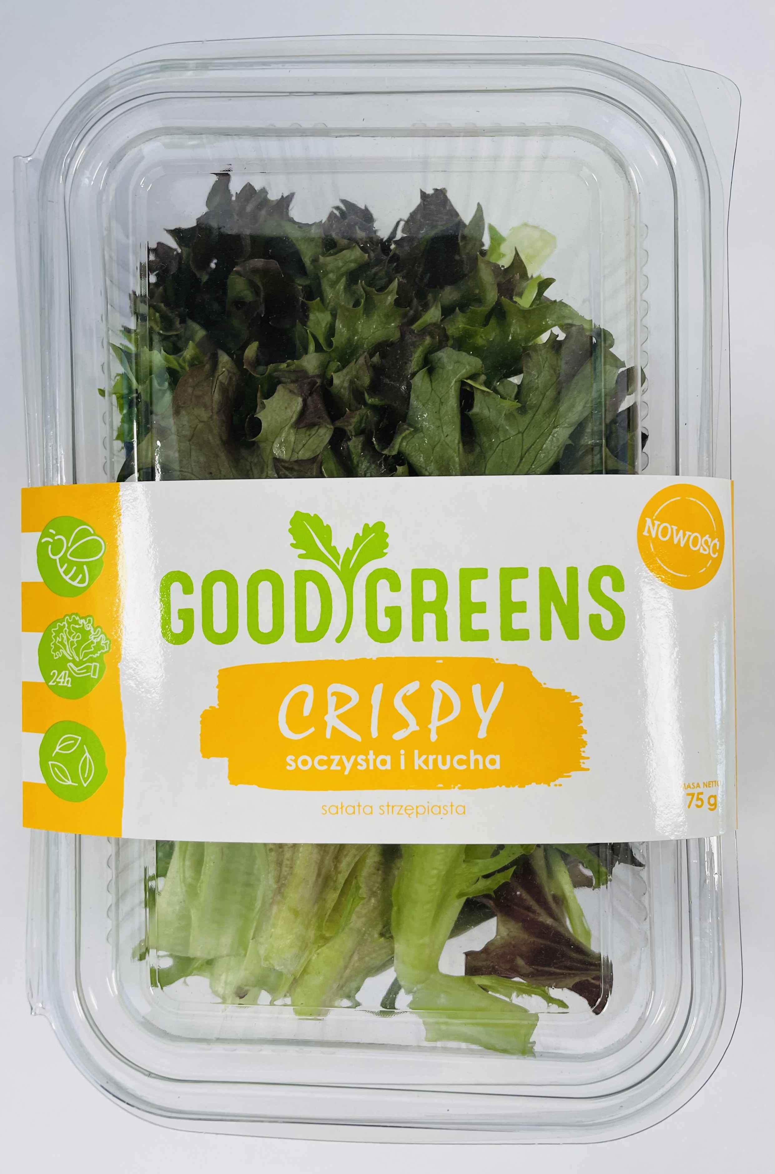 GOOD GREENS Miks sałat Crispy 75G
